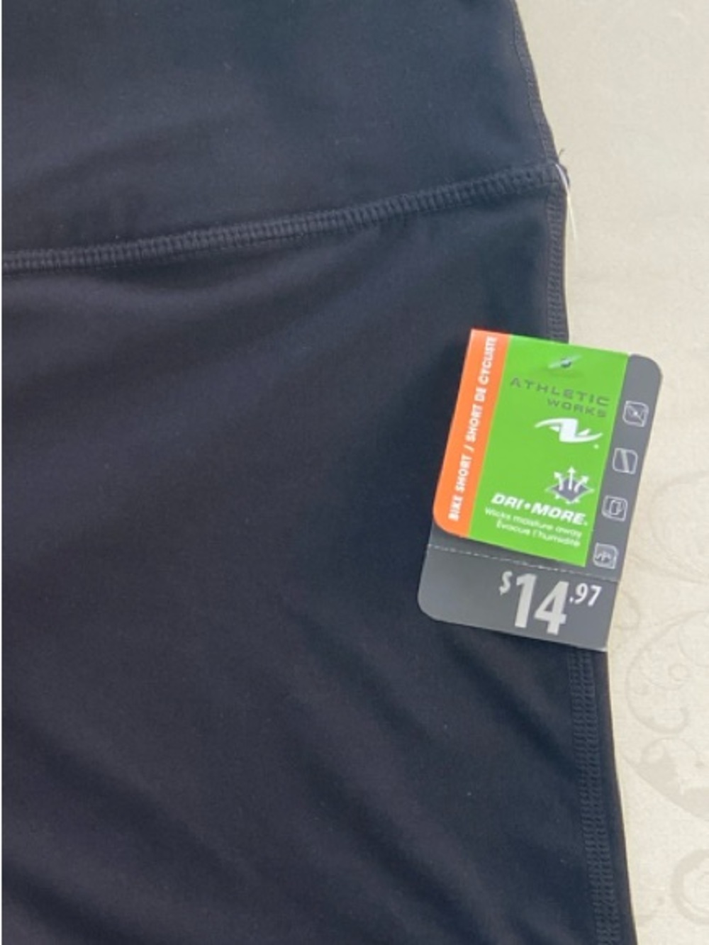 Athletic Works Black Women's Athletic Shorts